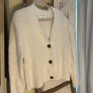 Fuzzy cardigan